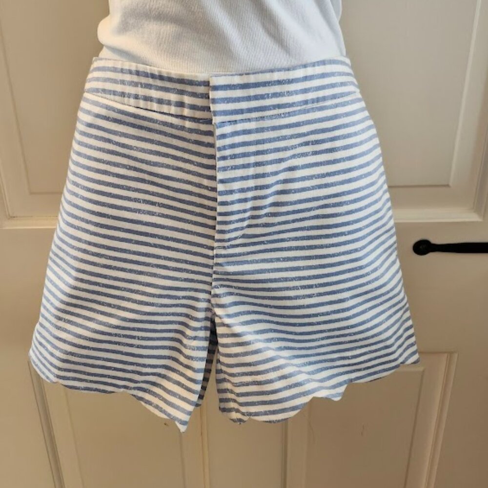 KENAR Scallop-Bottom Shorts/Bin101